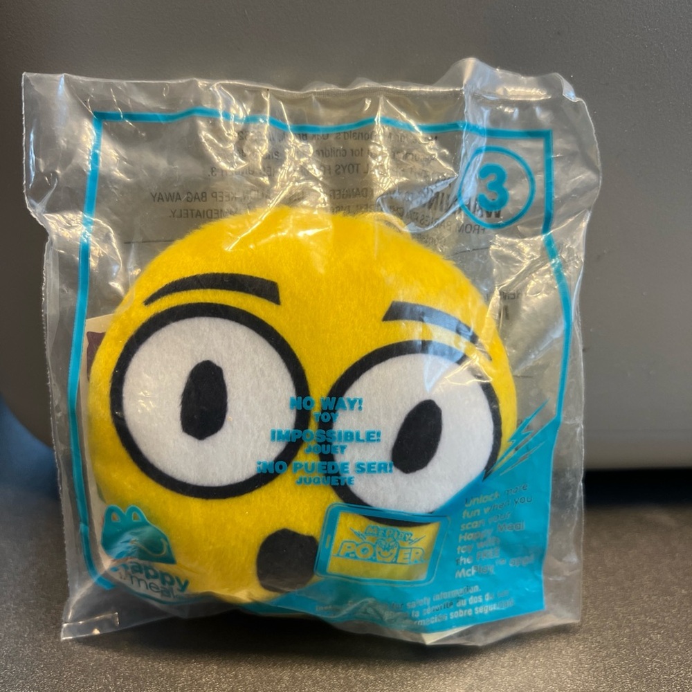 McDonald’s Happy Meal 2016 Emoji Plush Toy Collection (Lot of 7) - Picture 2 of 10